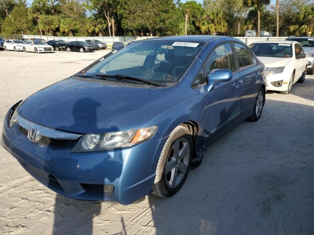 19XFA1F68BE007099 - 2011 HONDA CIVIC LX-S Mavi foto 1