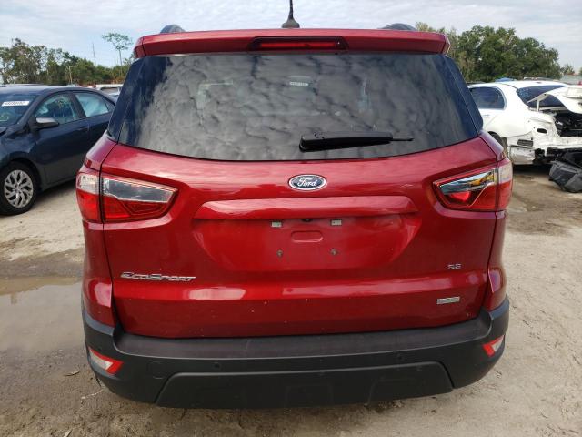 MAJ3S2GE2LC376552 - 2020 FORD ECOSPORT S RED photo 6
