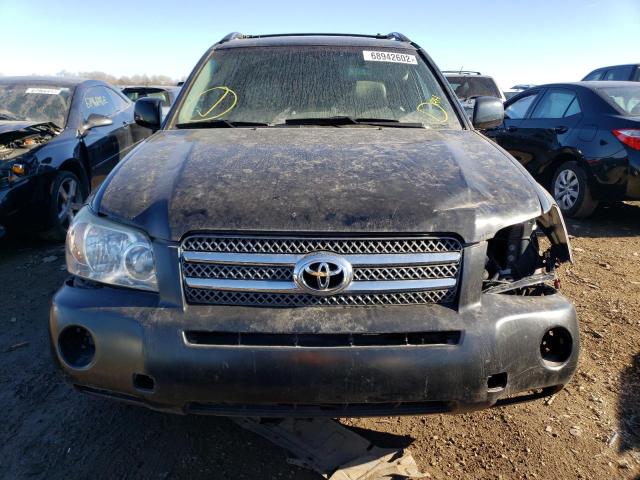 JTEDW21A260016319 - 2006 TOYOTA HIGHLANDER BLACK photo 5