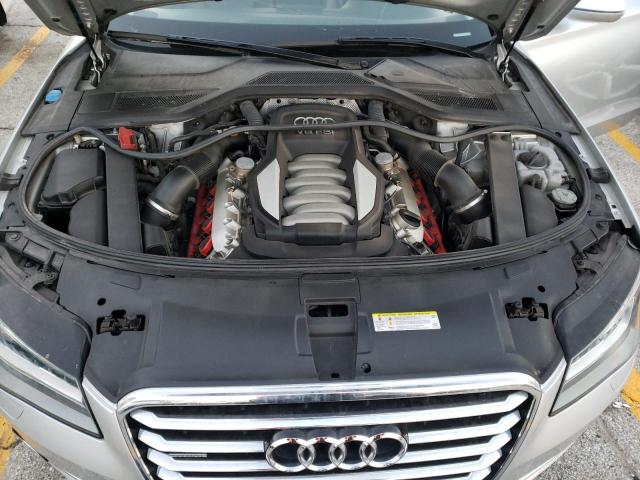 WAURVAFD3CN021079 - 2012 AUDI A8 L QUATT SILVER photo 11