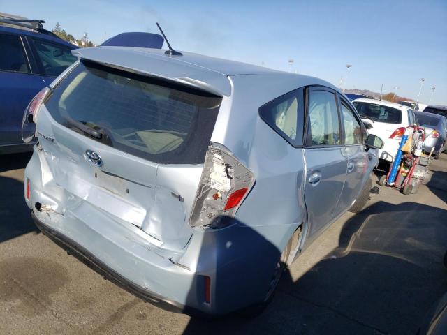 JTDZN3EU0GJ043053 - 2016 TOYOTA PRIUS V SILVER photo 3