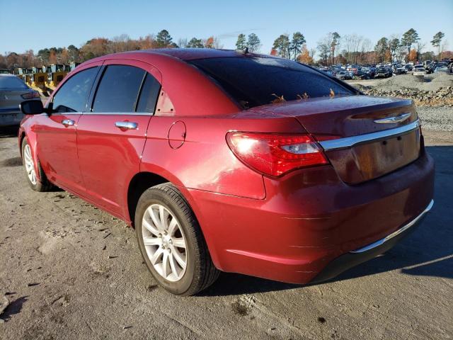 1C3CCBAB0EN170549 - 2014 CHRYSLER 200 LX RED photo 2