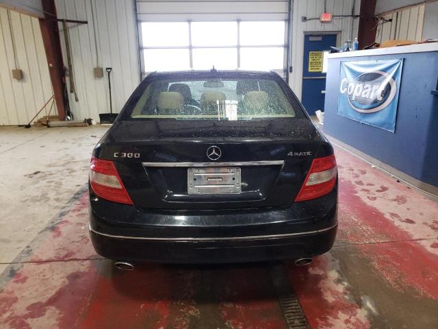 WDDGF81X58F124724 - 2008 MERCEDES-BENZ C 300 4MAT BLACK photo 6