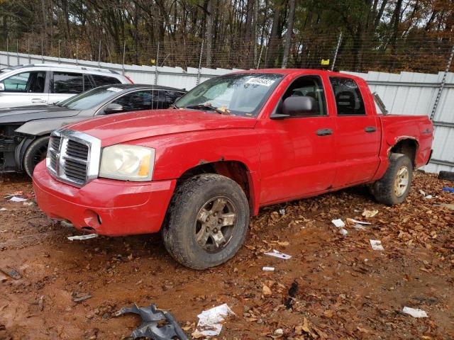 1D7HW48K96S575635 - 2006 DODGE DAKOTA QUA RED photo 1