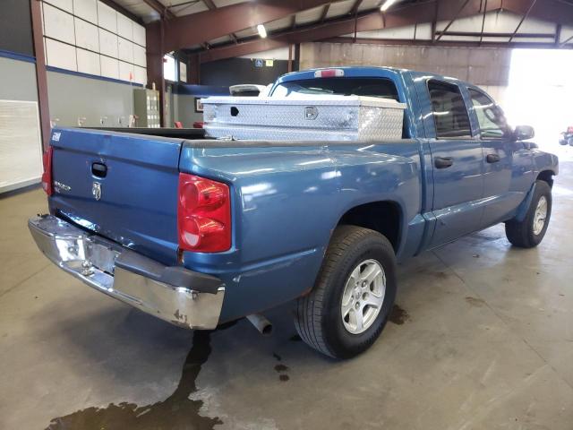 1D7HE48K95S326432 - 2005 DODGE DAKOTA QUA BLUE photo 3