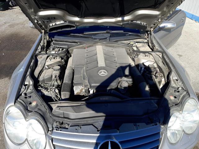 WDBSK75F05F094487 - 2005 MERCEDES-BENZ SL 500 GRAY photo 11