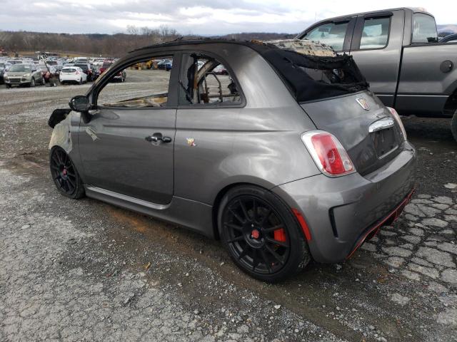 3C3CFFJHXDT647702 - 2013 FIAT 500 ABARTH GRAY photo 2