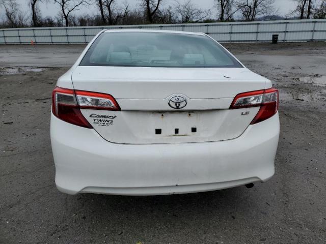 4T1BF1FKXDU299268 - 2013 TOYOTA CAMRAY WHITE photo 6