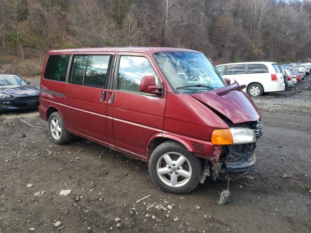 WV2KB47051H151971 - 2001 VOLKSWAGEN EUROVAN GL RED photo 4