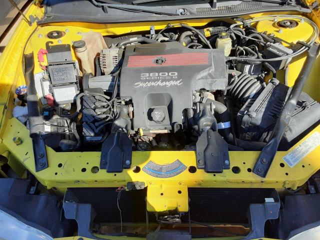 2G1WZ121949153637 - 2004 CHEVROLET MONTE CARL 黄色 照片 7