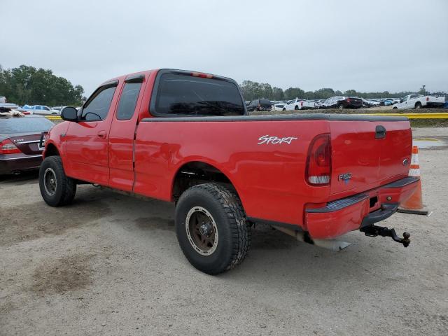 1FTRX17273NA53088 - 2003 FORD F150 RED photo 2