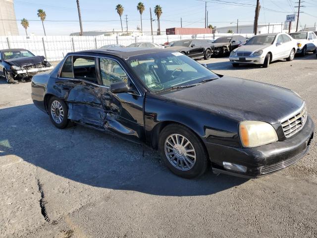 1G6KE54YX3U184127 - 2003 CADILLAC DEVILLE DH BLACK photo 4