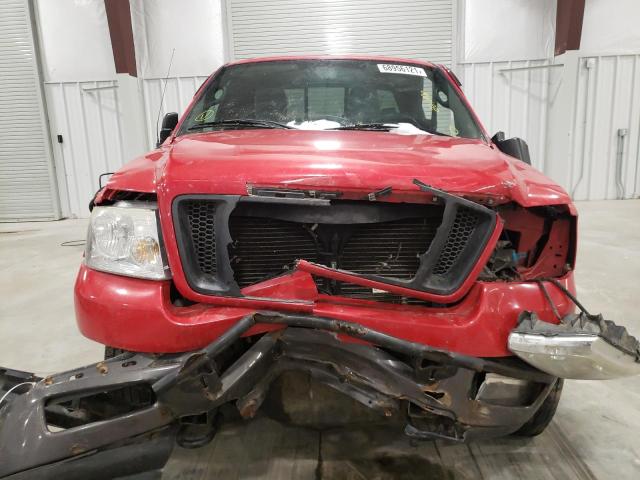1FTPX14594NA64553 - 2004 FORD F150 RED photo 9