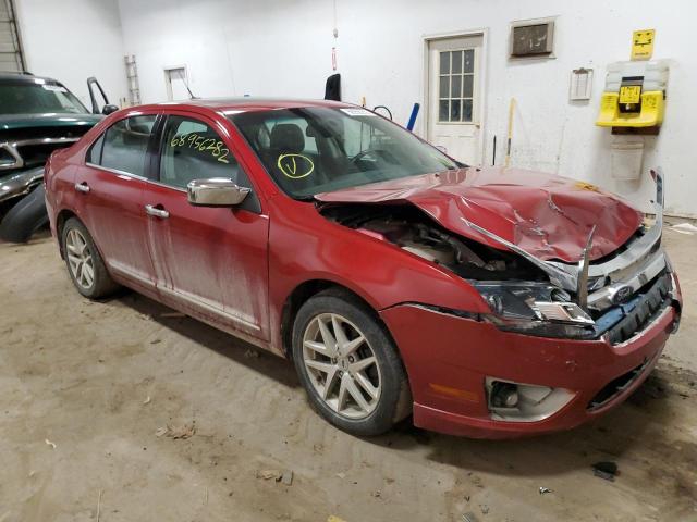 3FAHP0JAXCR375278 - 2012 FORD FUSION SEL BURGUNDY photo 4