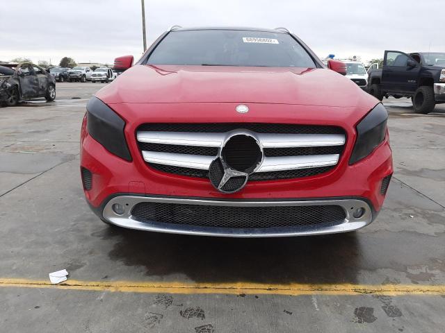 WDCTG4GB1GJ243015 - 2016 MERCEDES-BENZ GLA 250 4M RED photo 5