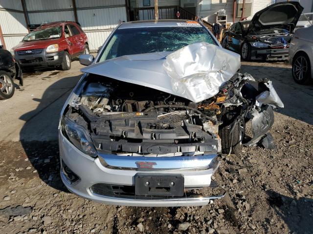 3FAHP0JA1BR340014 - 2011 FORD FUSION SEL SILVER photo 5