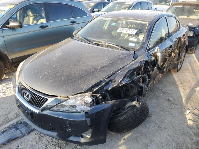 JTHBF5C22A5123092 - 2010 LEXUS IS 250 BLACK photo 1