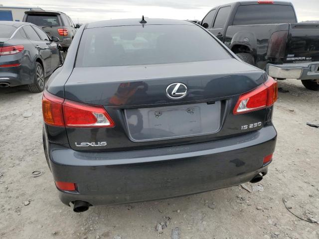 JTHBF5C22A5123092 - 2010 LEXUS IS 250 BLACK photo 6