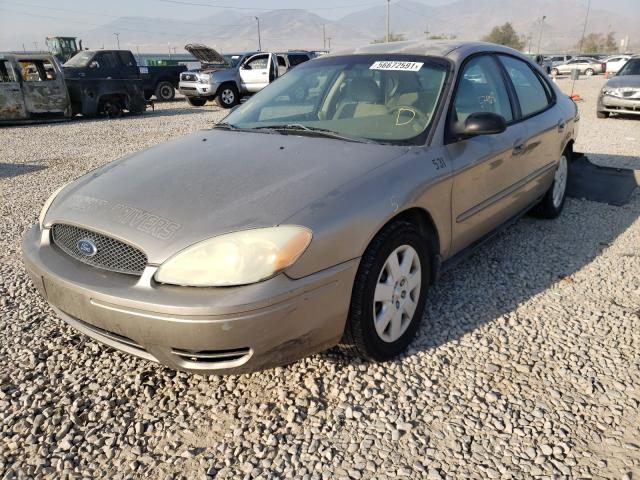 1FAFP53U85A146512 - 2005 FORD TAURUS TAN photo 2