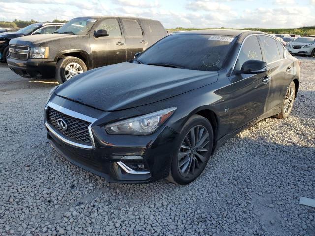 JN1EV7ARXJM433769 - 2018 INFINITI Q50 LUXE BLACK photo 1