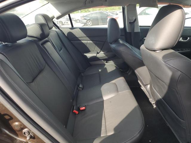 2HGFB2F99EH519753 - 2014 HONDA CIVIC EXL Qəhvəyi foto 10