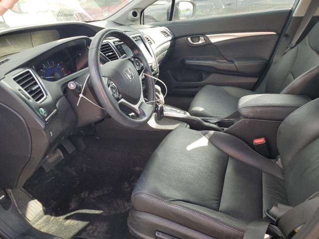 2HGFB2F99EH519753 - 2014 HONDA CIVIC EXL Qəhvəyi foto 7