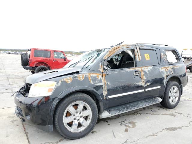 5N1BA0ND7AN615694 - 2010 NISSAN ARMADA SE BLACK photo 1