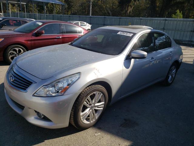 JN1CV6AR6DM358154 - 2013 INFINITI G37 SILVER photo 1