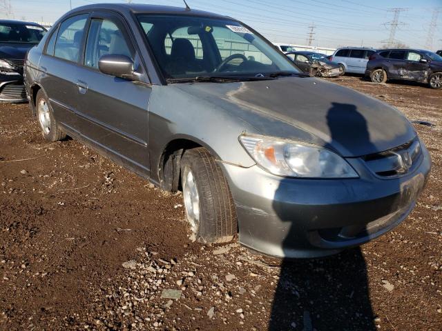 JHMES96604S004056 - 2004 HONDA CIVIC HYBR GRAY photo 4