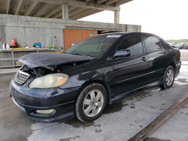 1NXBR32E36Z728532 - 2006 TOYOTA COROLLA S BLACK photo 1