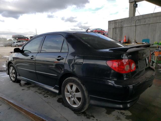 1NXBR32E36Z728532 - 2006 TOYOTA COROLLA S BLACK photo 2