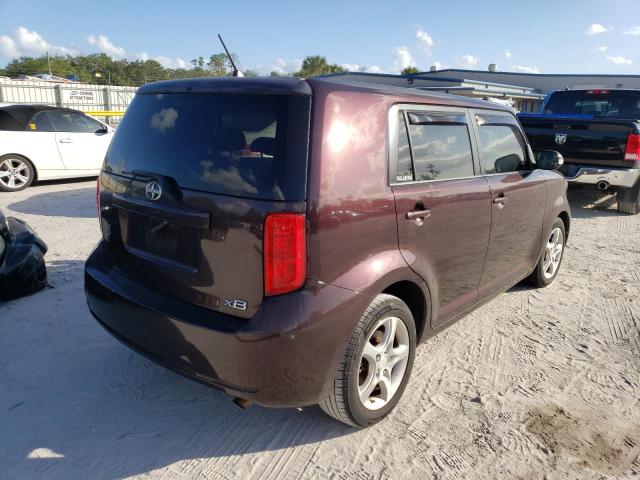 JTLKE50E681036515 - 2008 TOYOTA SCION XB 勃艮第红 照片 3