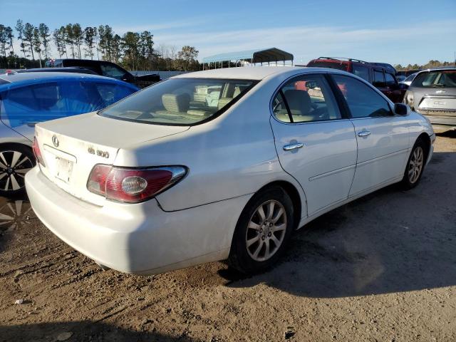 JTHBF30G130116509 - 2003 LEXUS ES 300 WHITE photo 3