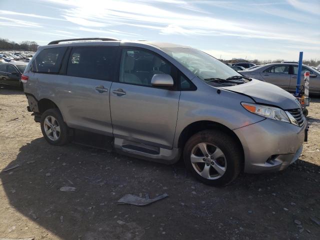 5TDKK3DC6ES484947 - 2014 TOYOTA SIENNA LE SILVER photo 4