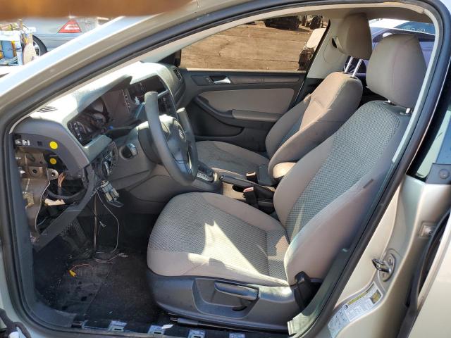 3VW2K7AJ4DM242860 - 2013 VOLKSWAGEN JETTA BASE 金色 照片 7