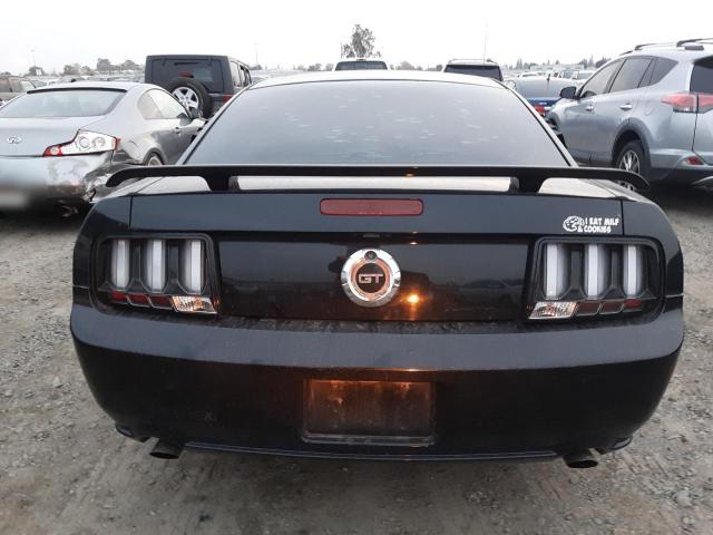 1ZVFT82H665104343 - 2006 FORD MUSTANG GT BLACK photo 6