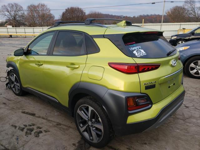 KM8K53A56LU526423 - 2020 HYUNDAI KONA ULTIM GREEN photo 2