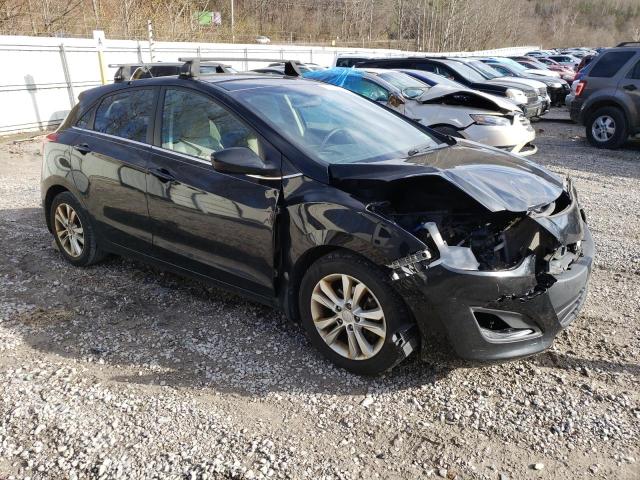 KMHD35LH6EU165764 - 2014 HYUNDAI ELANTRA GT BLACK photo 4