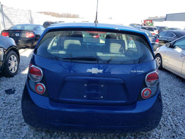 1G1JA6SH7E4131216 - 2014 CHEVROLET SONIC LS BLUE photo 6