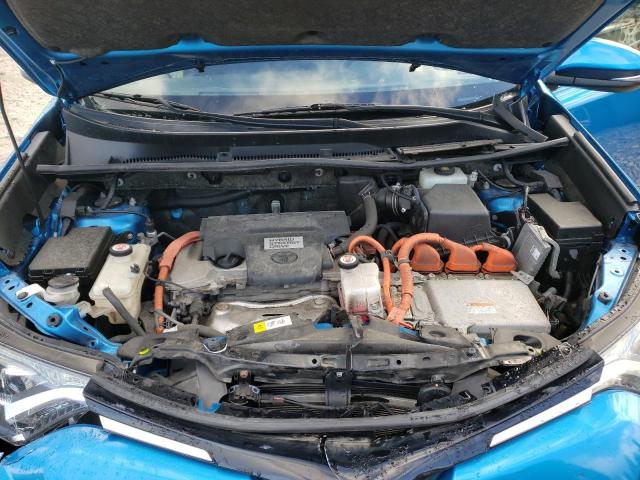 JTMRJREVXHD099587 - 2017 TOYOTA RAV4 HV LE BLUE photo 12