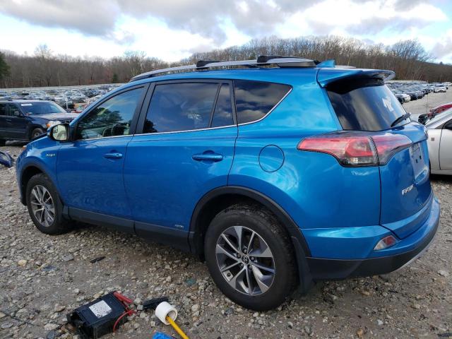 JTMRJREVXHD099587 - 2017 TOYOTA RAV4 HV LE BLUE photo 2