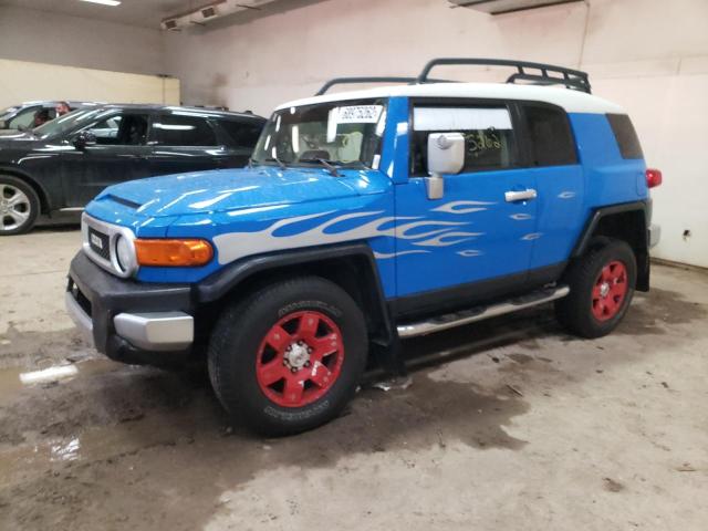 JTEBU11F270042410 - 2007 TOYOTA FJ CRUISER BLUE photo 1