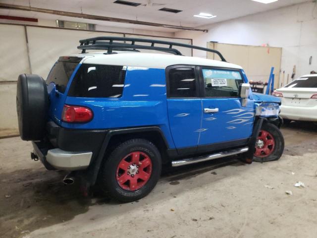 JTEBU11F270042410 - 2007 TOYOTA FJ CRUISER BLUE photo 3