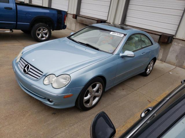 WDBTJ65J84F093866 - 2004 MERCEDES-BENZ CLK 320C TURQUOISE photo 1