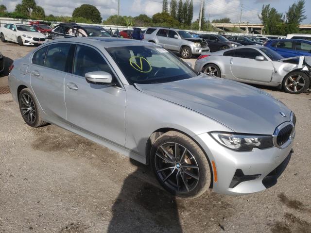 WBA5R7C53KFH23045 - 2019 BMW 330XI SILVER photo 4