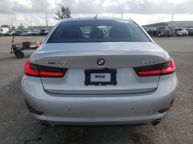 WBA5R7C53KFH23045 - 2019 BMW 330XI SILVER photo 6