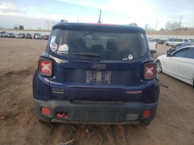 ZACCJBCT8GPD86912 - 2016 JEEP RENEGADE T BLUE photo 6