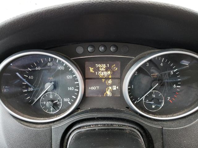 4JGBB8GB1AA601904 - 2010 MERCEDES-BENZ ML 350 4MA GRAY photo 9