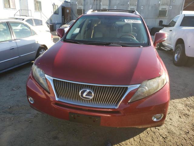 JTJBC1BA0A2013037 - 2010 LEXUS RX 450 RED photo 5