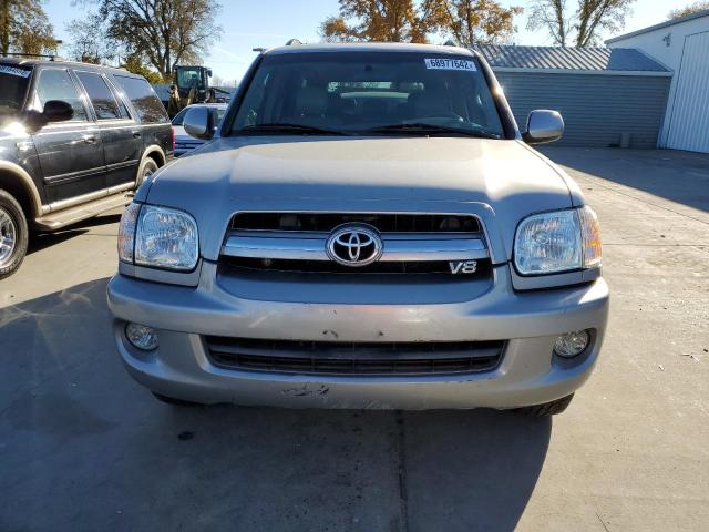 5TDBT44AX6S262950 - 2006 TOYOTA SEQUOIA SR SILVER photo 5